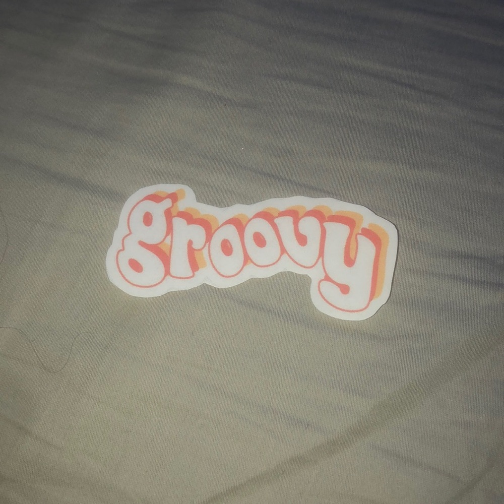 groovy sticker